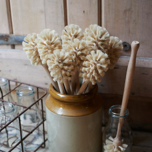 Natural Cup Brush - Beechwood Bottle Brush, decorative tableware
