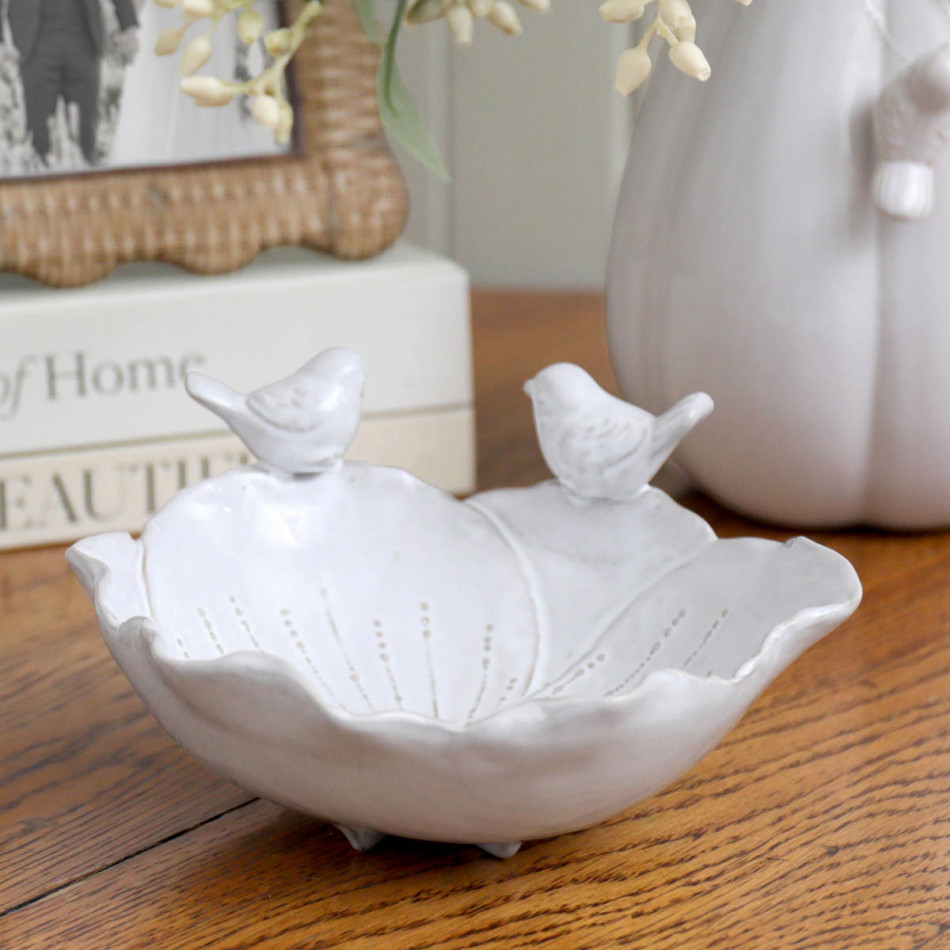 Helena Petal Bowl with Two Birds