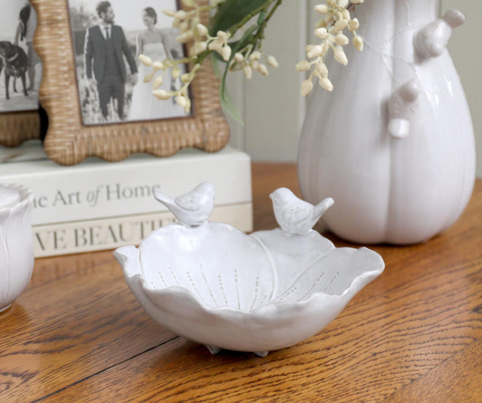 Helena Petal Bowl with Two Birds