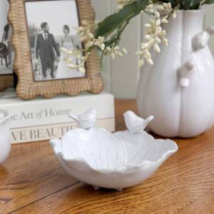 Helena Petal Bowl with Two Birds
