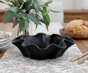 Milner Black Wave Bowl