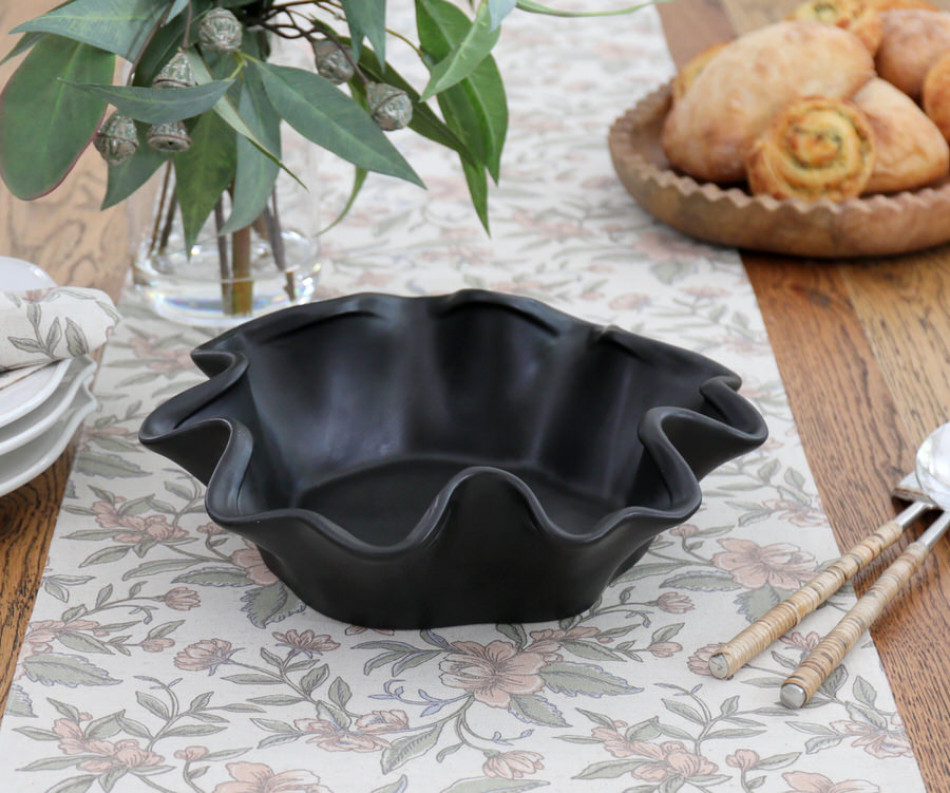 Milner Black Wave Bowl