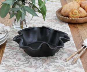 Milner Black Wave Bowl