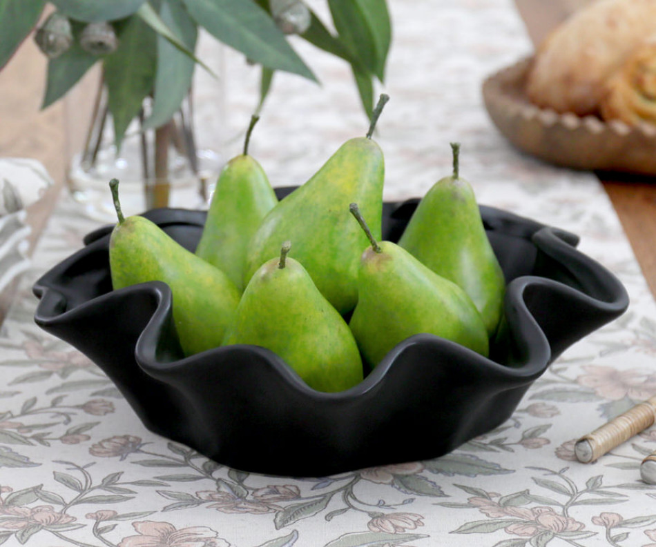 Milner Black Wave Bowl