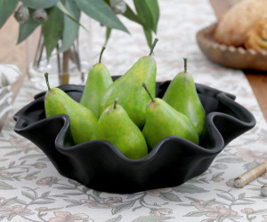 Milner Black Wave Bowl