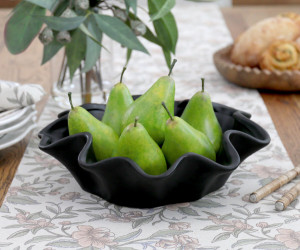 Milner Black Wave Bowl