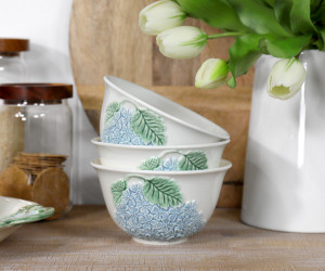 Heaven Blue Hydrangea Bowl