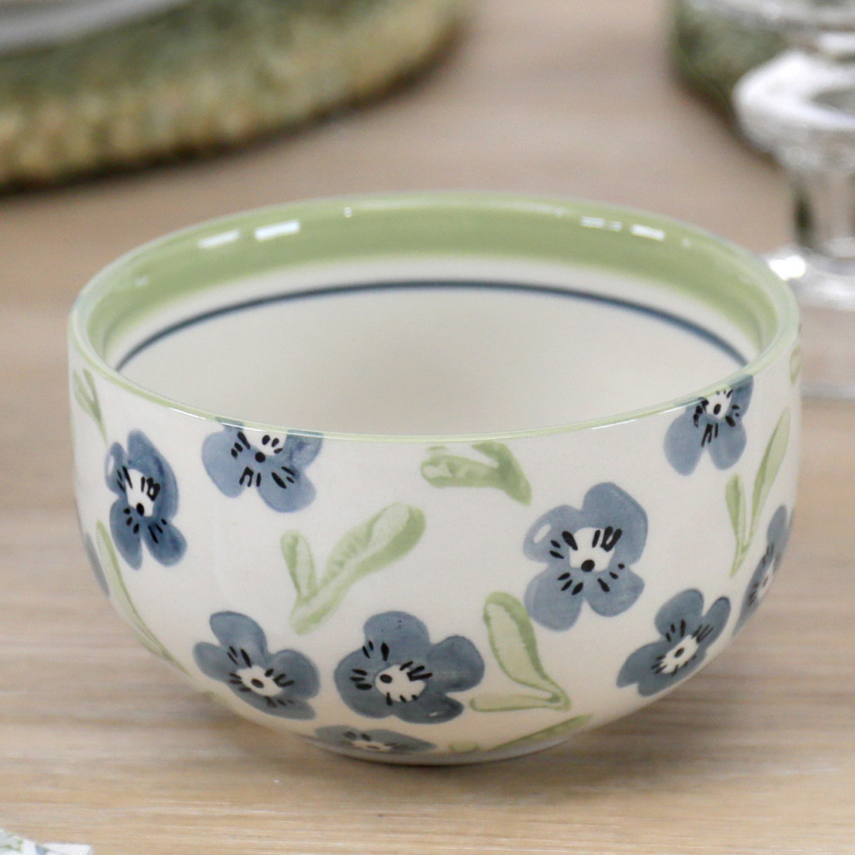 Isobel Blue Floral Bowl, decorative tableware