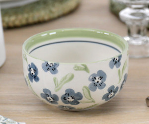 Isobel Blue Floral Bowl