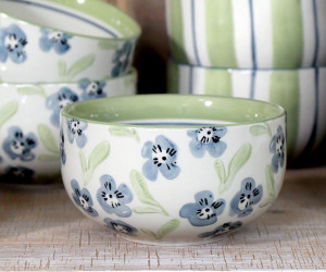 Isobel Blue Floral Bowl