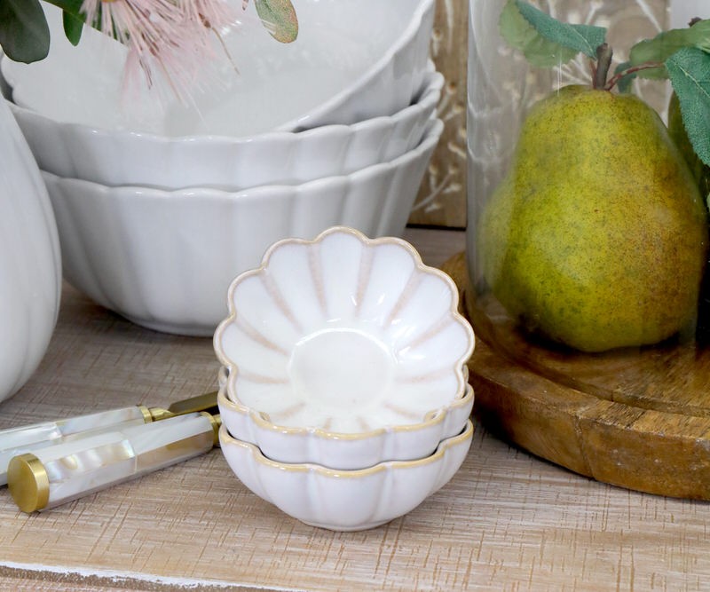 Marcella Trinket Bowl - Scalloped