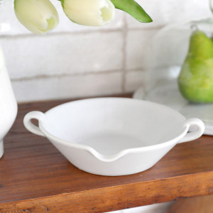 White Provence Bowl, decorative tableware