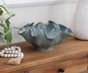 Oceanic Blues Wave Bowl