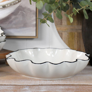 Winslow Ceramic Serving Bowl, a tabletop piece for serving or decorative display