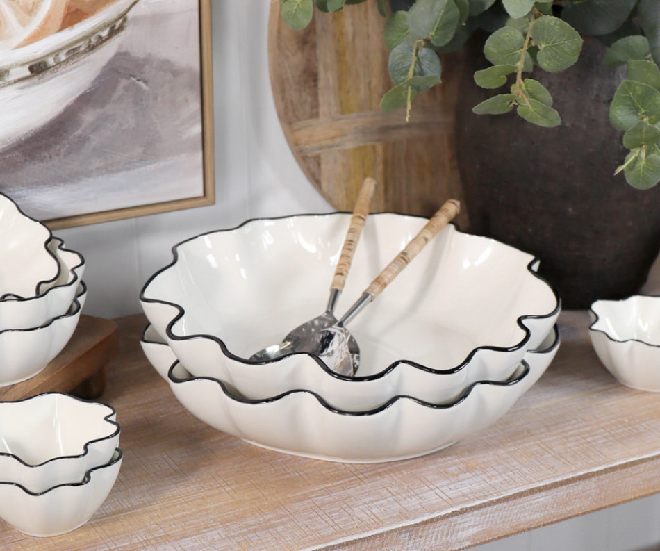 Winslow Ceramic Serving Bowl