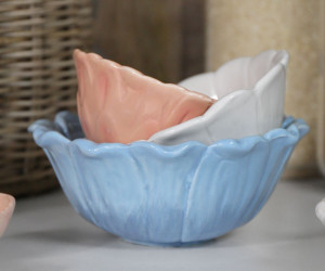 Set 3 Flora Ceramic Bowls