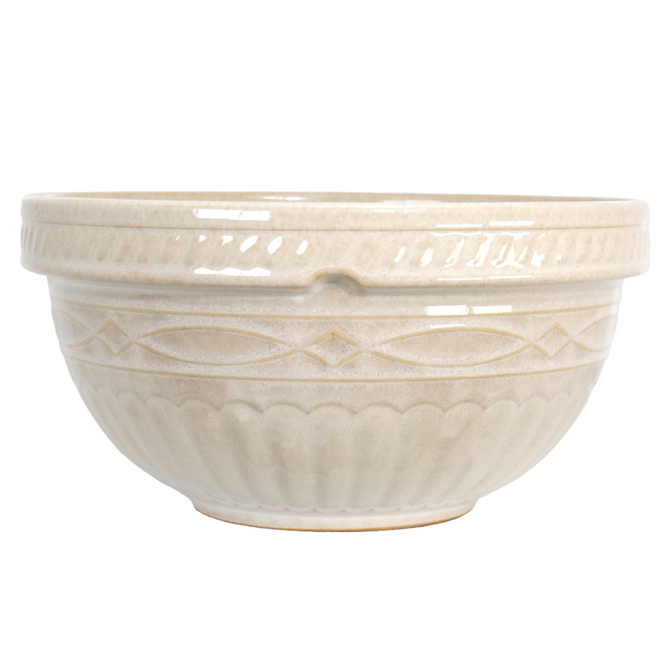 Medium Bordeaux Mixing Bowl - Beige