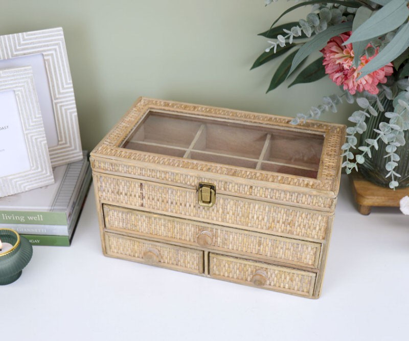 Barker Rattan Jewellery Box Large