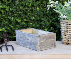 Rectangle Rustic Wood Box