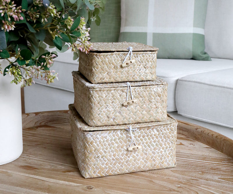 Set 3 Eden Woven Boxes