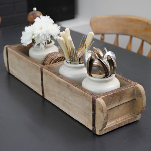 Double Brick Mould - Vintage Wooden Box Tray, decorative tableware