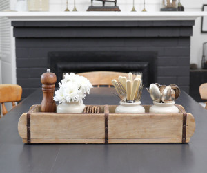 Double Brick Mould - Vintage Wooden Box Tray