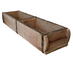 Double Brick Mould - Vintage Wooden Box Tray