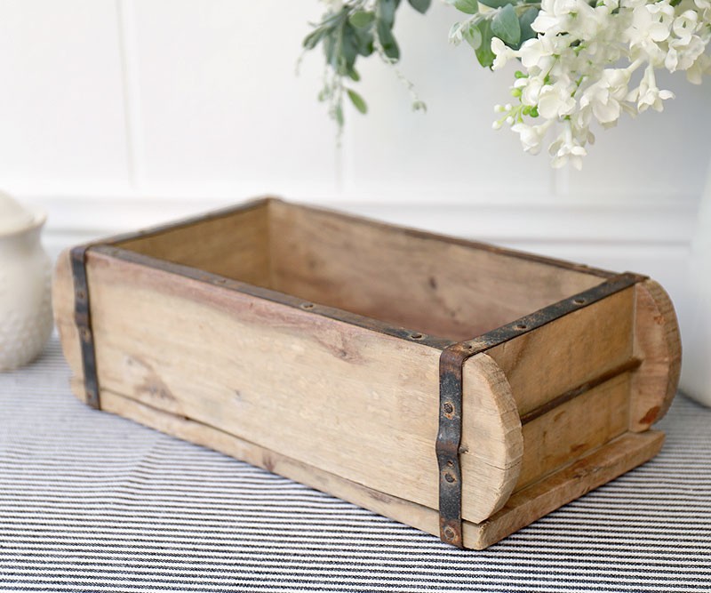 Brick Mould - Vintage Wooden Box Tray Single