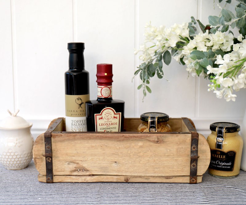 Brick Mould - Vintage Wooden Box Tray Single