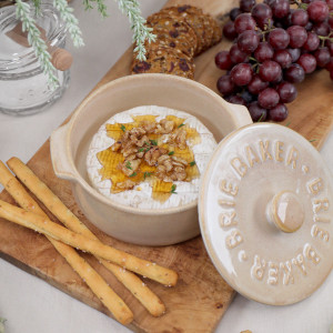 Bordeaux Brie Baker - Sandstone, shown as a standalone product for clear identification