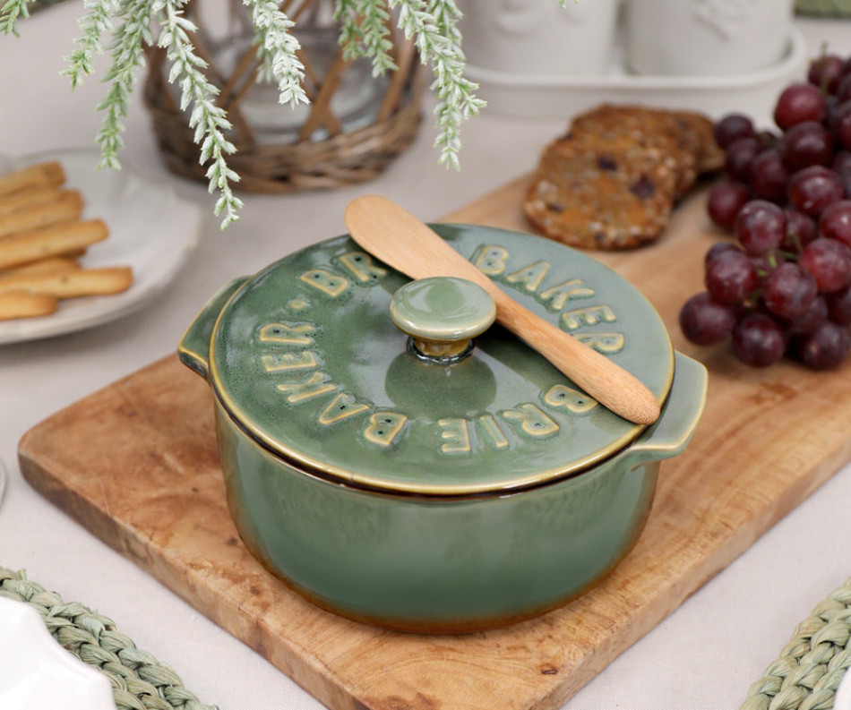 Bordeaux Brie Baker - Olive Green