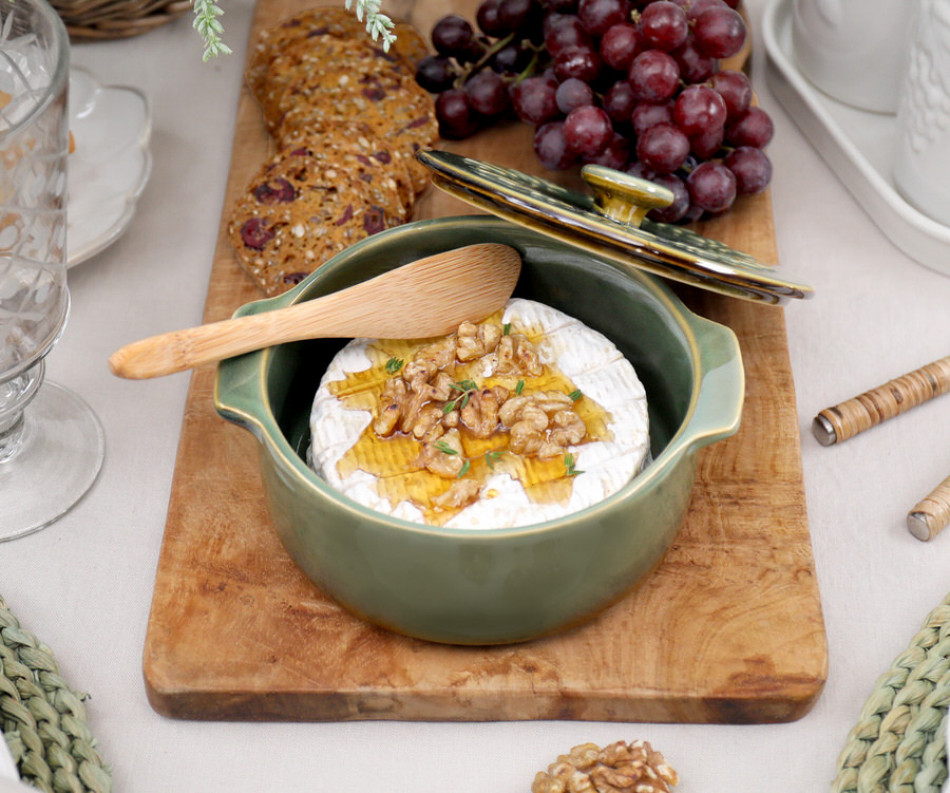 Bordeaux Brie Baker - Olive Green