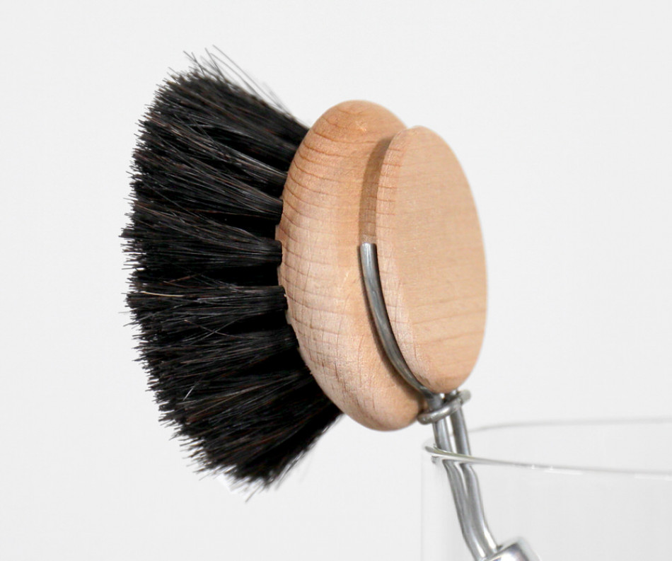 Corby Natural Dish Brush - Black Horsehair
