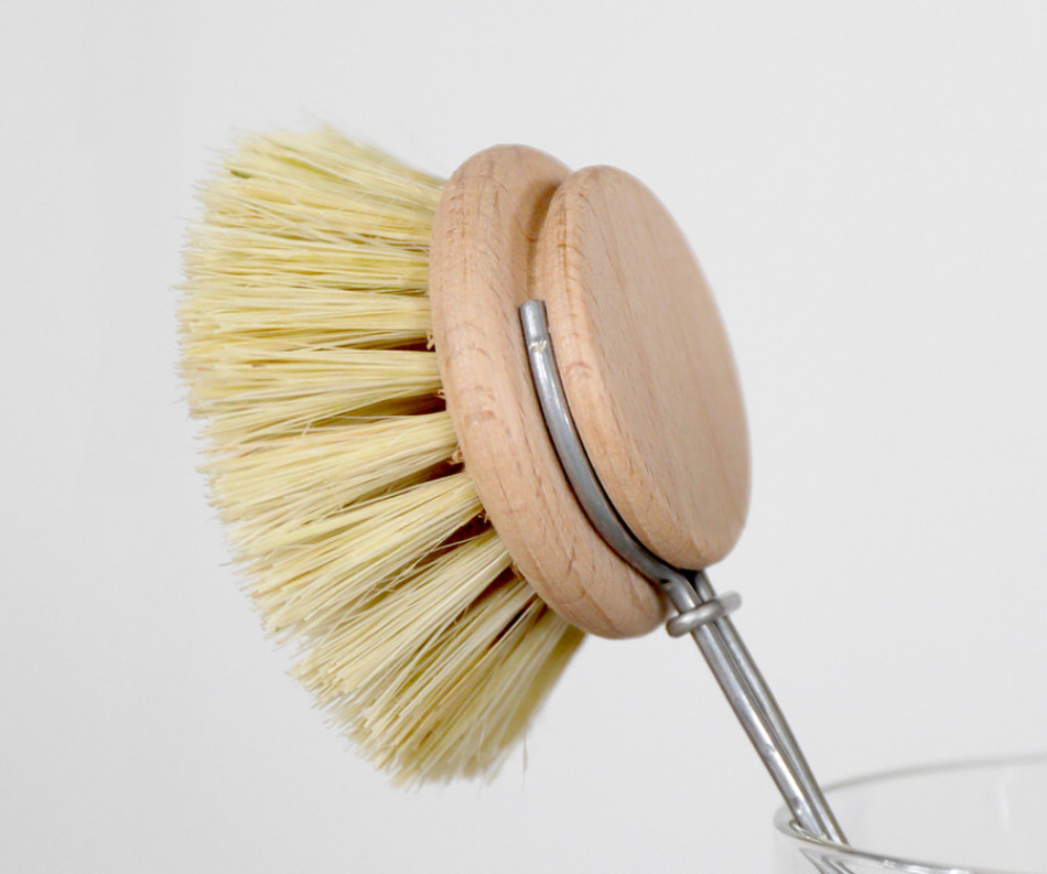 Corby Natural Dish Brush - Blonde Bristles