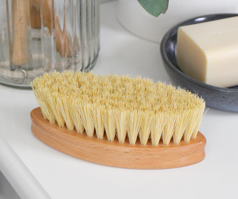 Natural Wood Scrubbing Brush