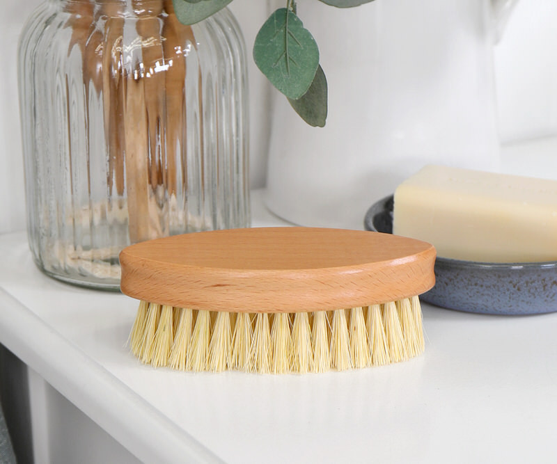 Natural Wood Scrubbing Brush