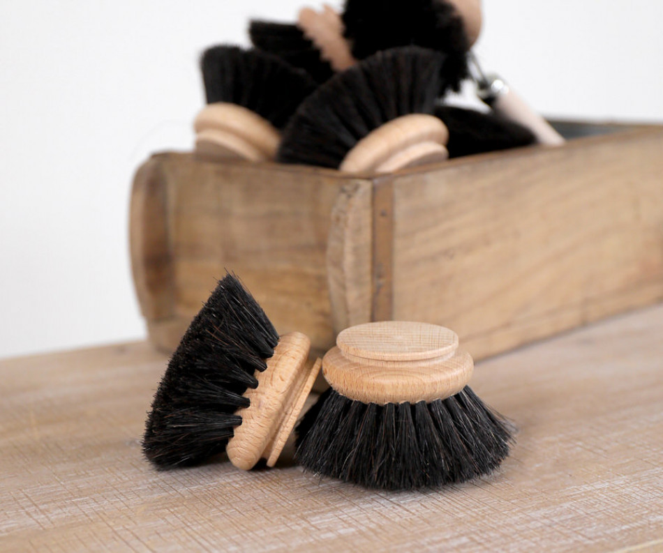 Replacement Head - Corby Black Dish Brush