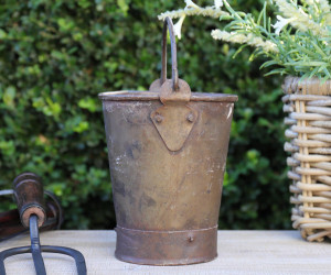 Huntly Vintage Metal Mini Bucket