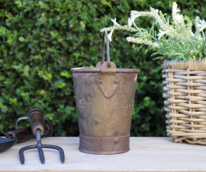 Huntly Vintage Metal Mini Bucket