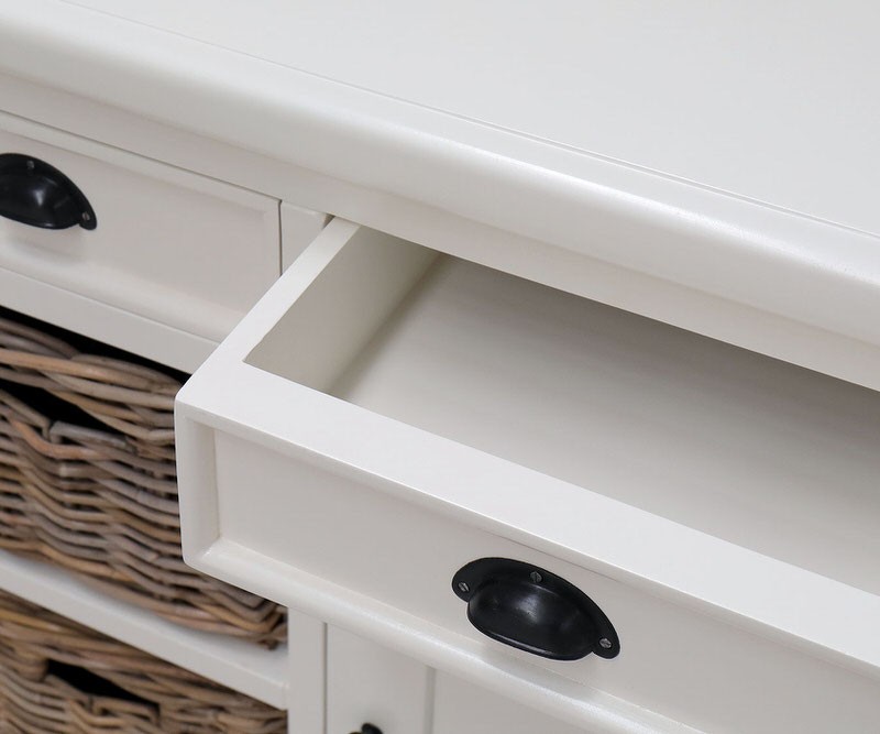 Chelsea 2 Basket Buffet / Sideboard White