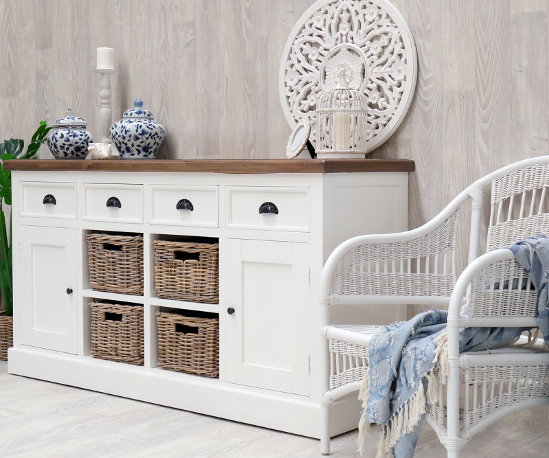 Harlow 4 Basket Buffet / Sideboard