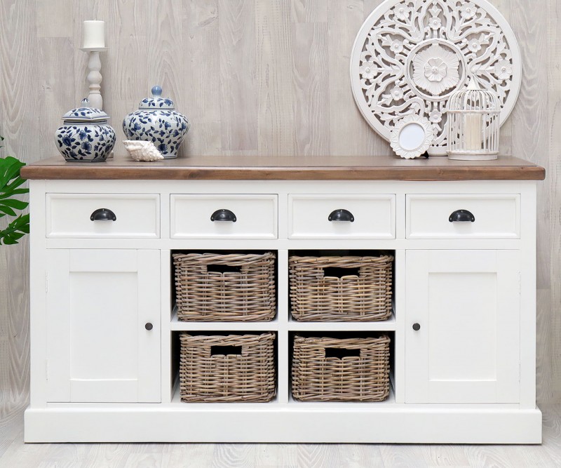 Harlow 4 Basket Buffet / Sideboard