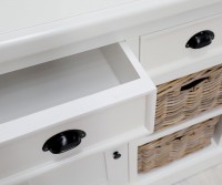 Chelsea 4 Basket Buffet / Sideboard White