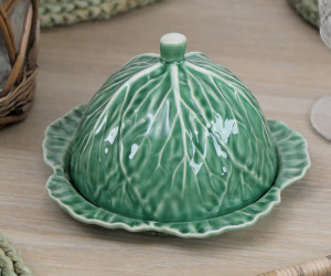 Savoy Cabbage Leaf Cheese / Butter Dome