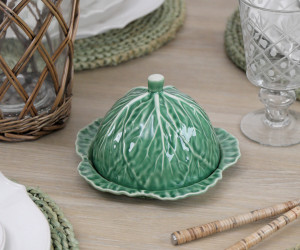 Savoy Cabbage Leaf Cheese / Butter Dome