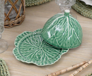 Savoy Cabbage Leaf Cheese / Butter Dome