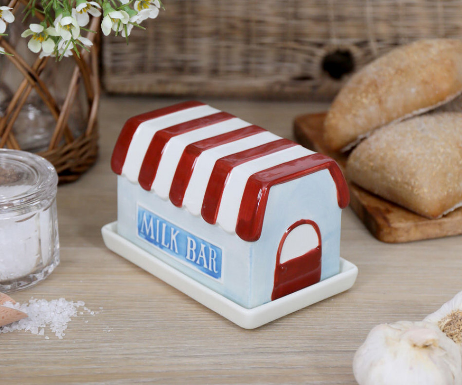 Retro Milkbar Butter Dish
