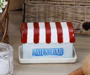 Retro Milkbar Butter Dish