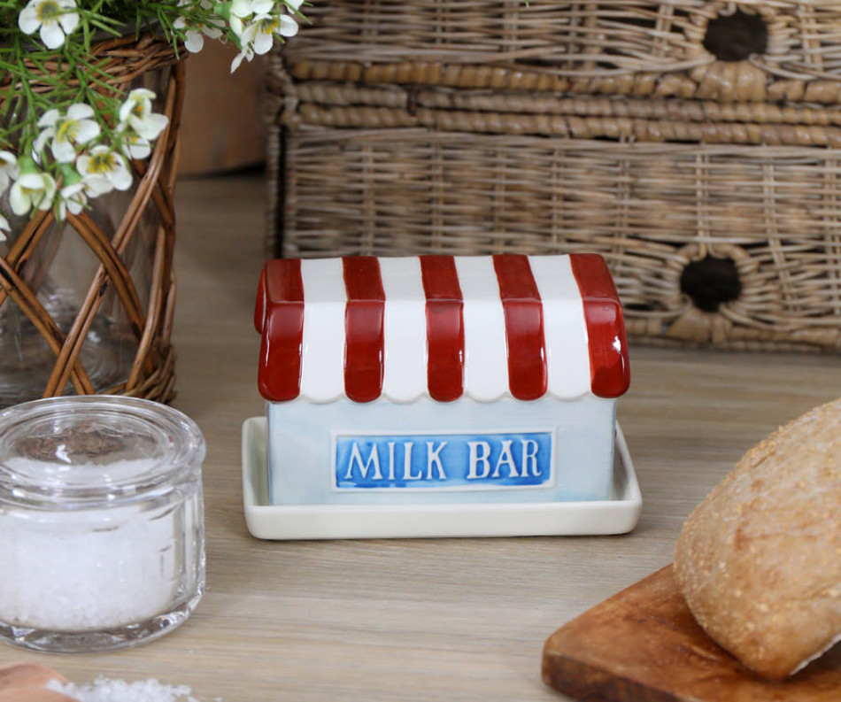 Retro Milkbar Butter Dish
