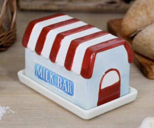 Retro Milkbar Butter Dish